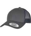 F6606T 6606T Flexfit Retro Trucker Two Tone Cap Charcoal / Navy colour image